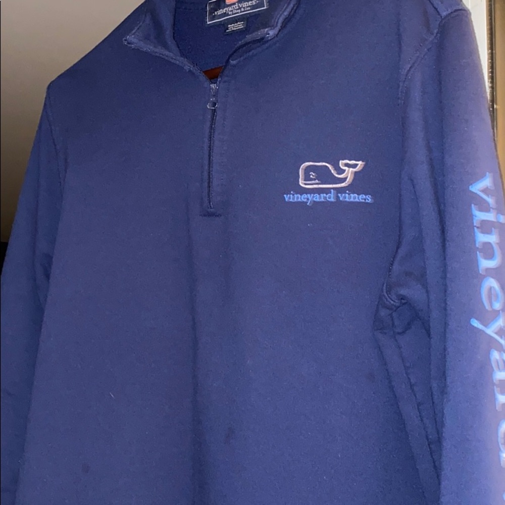 Vineyard Vines 1/4 zip whale sweatshirt Mens Small